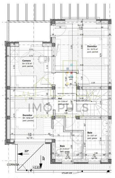 Dumbravita, 1/2 duplex spatios, 4 camere-3 bai, finisaje premium